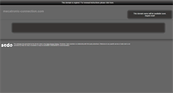 Desktop Screenshot of mecatronic-connection.com